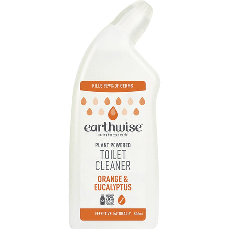 Earthwise Toilet Cleaner Orange & Eucalyptus 500ml - Dr Earth - Cleaning