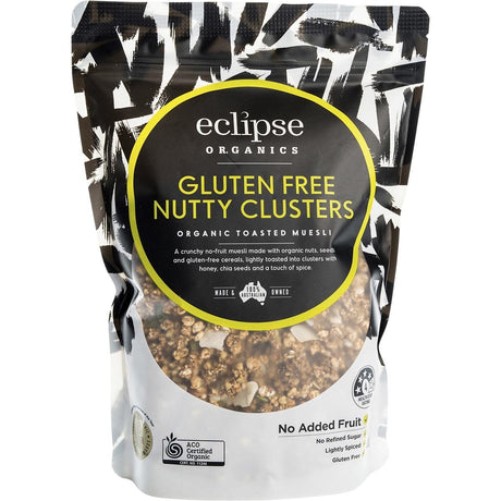 Eclipse Organics Organic Muesli Gluten Free Nutty Clusters 400g - Dr Earth - Breakfast