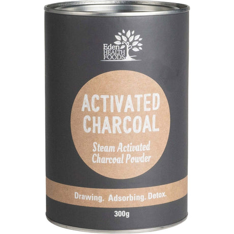 Eden Healthfoods Activated Charcoal Steam Activated Charcoal Powder 300g - Dr Earth - Detox