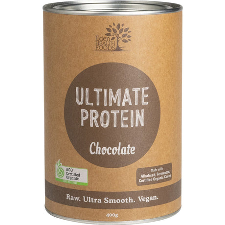 Eden Healthfoods Ultimate Protein Sprouted Brown Rice Chocolate 400g - Dr Earth - Nutrition