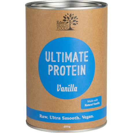 Eden Healthfoods Ultimate Protein Sprouted Brown Rice Vanilla 400g - Dr Earth - Nutrition