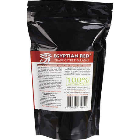 Egyptian Red Herbal Tea Bags Tea of the Pharaohs 40pk - Dr Earth - Drinks