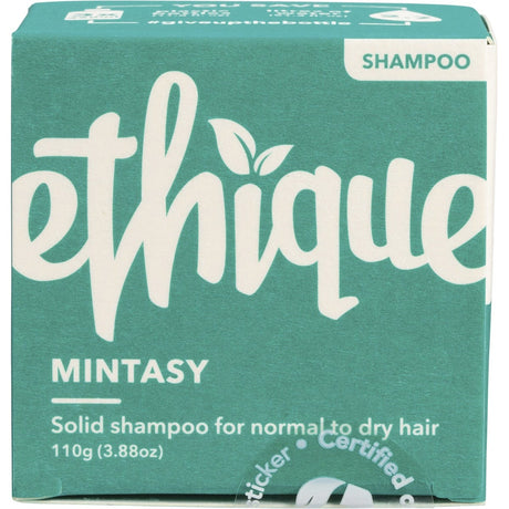 Ethique Solid Shampoo Bar Mintasy Normal to dry hair 110g - Dr Earth - Hair Care