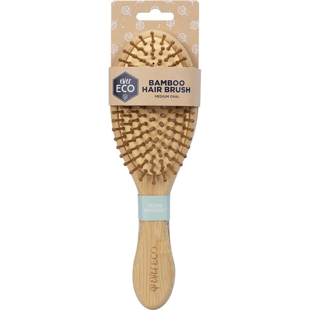 Ever Eco Bamboo Hair Brush Medium Oval - Dr Earth - Hair Care