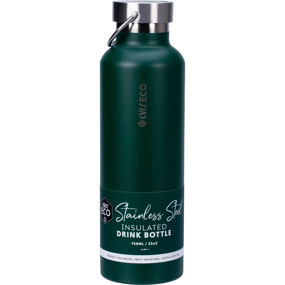 Ever Eco Insulated Stainless Steel Bottle Forest 750ml - Dr Earth - Water Bottles