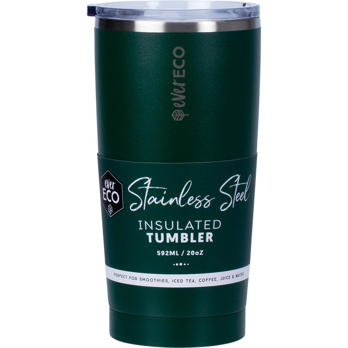 Ever Eco Insulated Tumbler Forest 592ml - Dr Earth - Cups & Tumblers