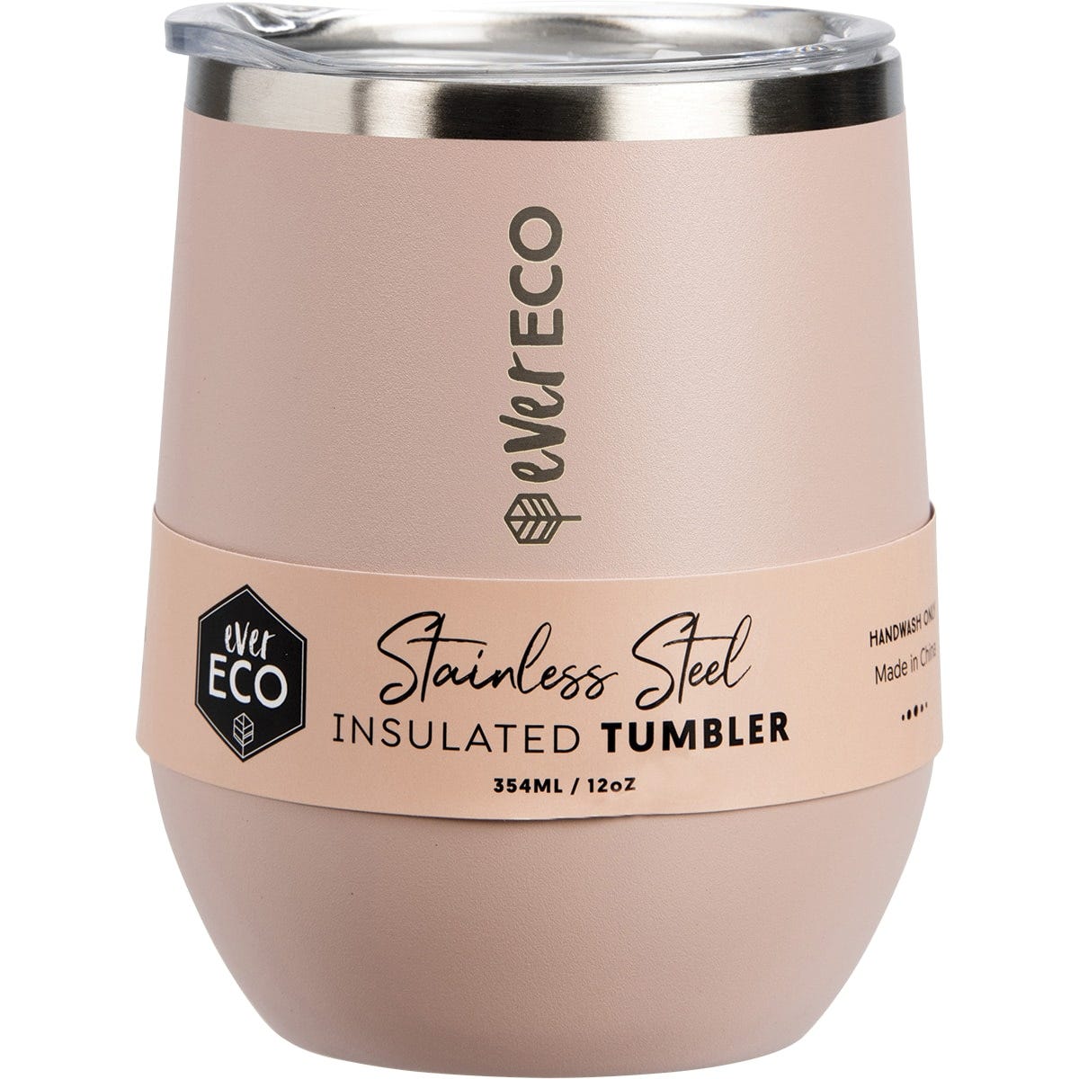 Ever Eco Insulated Tumbler Rose 354ml - Dr Earth - Cups & Tumblers