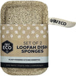 Ever Eco Loofah Dish Sponges Set of 2 2pk - Dr Earth - Cleaning
