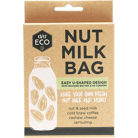 Ever Eco Nut Milk Bag U Shaped Design - Dr Earth - Reusable Bags