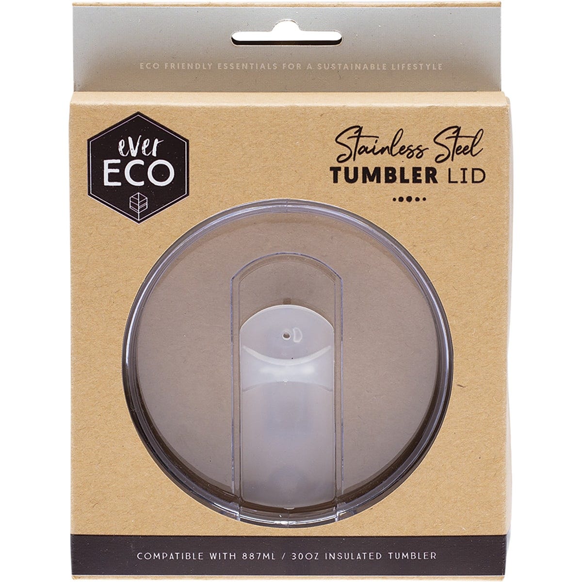 Ever Eco Replacement Tumbler Lid 887ml - Dr Earth - Cups & Tumblers