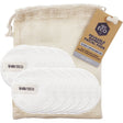 Ever Eco Reusable Bamboo Facial Pads White 10pk - Dr Earth - Skincare