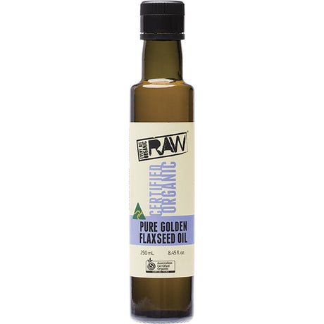 Every Bit Organic Raw Flaxseed Oil Extra Virgin Cold Pressed Unrefined 250ml - Dr Earth - Oil & Ghee