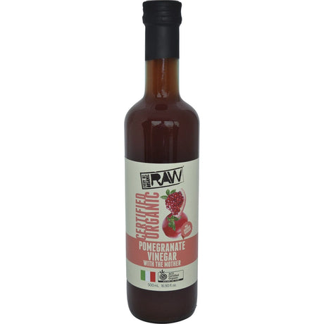 Every Bit Organic Raw Pomegranate Vinegar with The Mother 500ml - Dr Earth - Vinegar