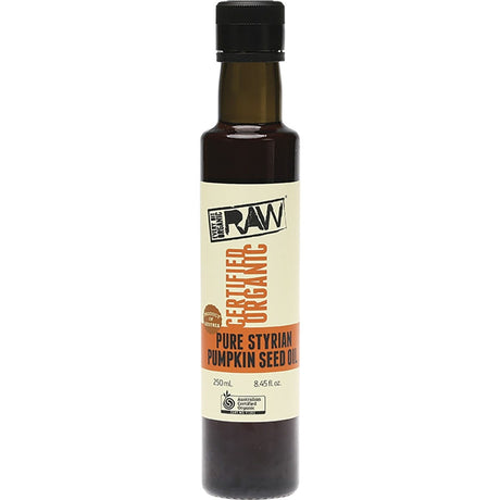 Every Bit Organic Raw Pumpkin Seed Oil Pure Styrian Cold Pressed Unrefined 250ml - Dr Earth - Oil & Ghee