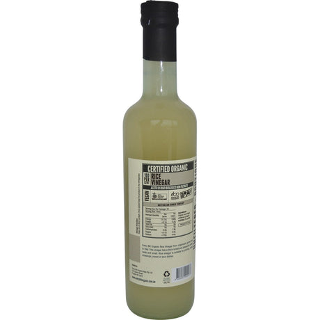 Every Bit Organic Raw Rice Wine Vinegar with The Mother 500ml - Dr Earth - Vinegar