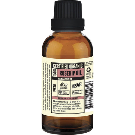 Every Bit Organic Raw Rosehip Oil 50ml - Dr Earth - Skincare