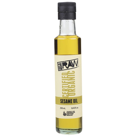 Every Bit Organic Raw Sesame Oil Extra Virgin Cold Pressed Unrefined 250ml - Dr Earth - Oil & Ghee