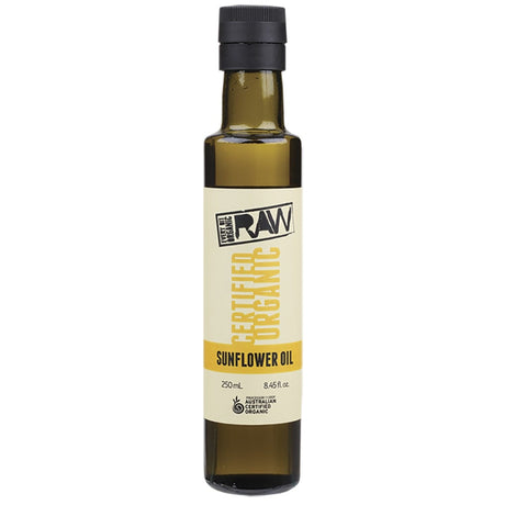 Every Bit Organic Raw Sunflower Oil Cold Pressed Unrefined 250ml - Dr Earth - Oil & Ghee