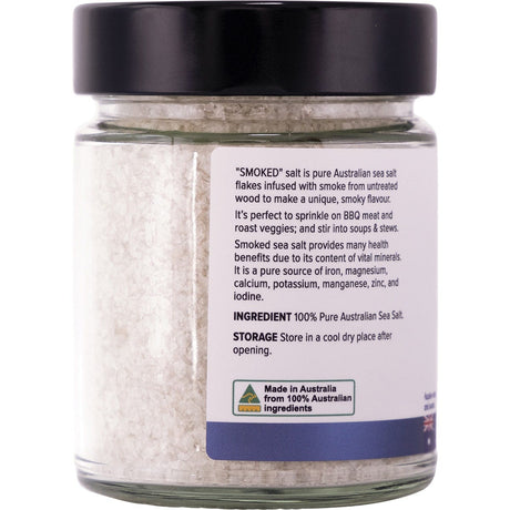 EveryOrganics Cold Smoked Sea Salt Pure Australian Sea Salt 150g - Dr Earth - Herbs Spices & Seasonings