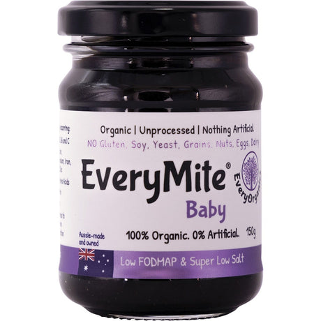 EveryOrganics EveryMite Baby Low FODMAP & Super Low Salt 150g - Dr Earth - Spreads