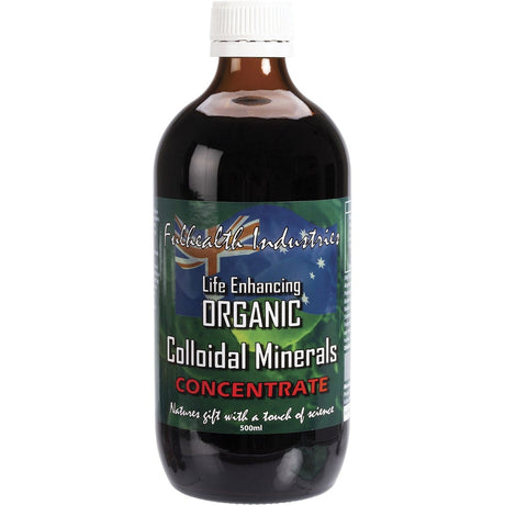 Fulhealth Colloidal Minerals Organic Concentrate 500ml - Dr Earth - Supplements