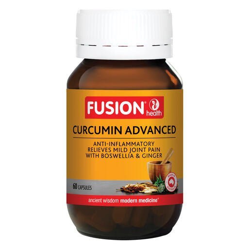 Fusion Health Curcumin Advanced 60 Capsules - Dr Earth - Supplements, Fusion Health