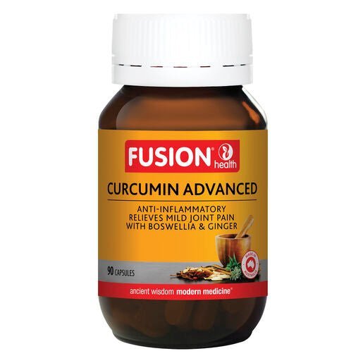 Fusion Health Curcumin Advanced 90 Capsules - Dr Earth - Supplements, Fusion Health