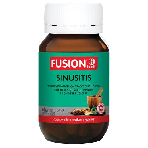 Fusion Health Sinusitis 60 Vege Capsules - Dr Earth - Supplements, Fusion Health