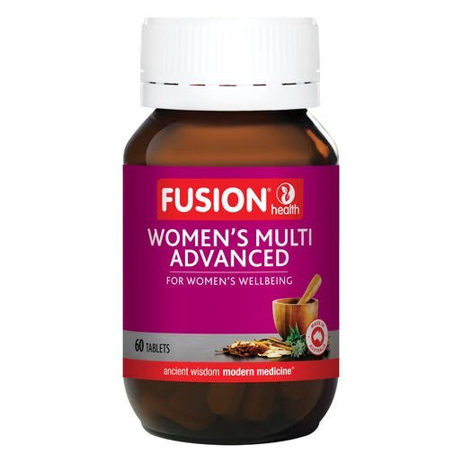 Fusion Health Women's Multi Advanced 60 Tablets - Dr Earth - Supplements, Fusion Health