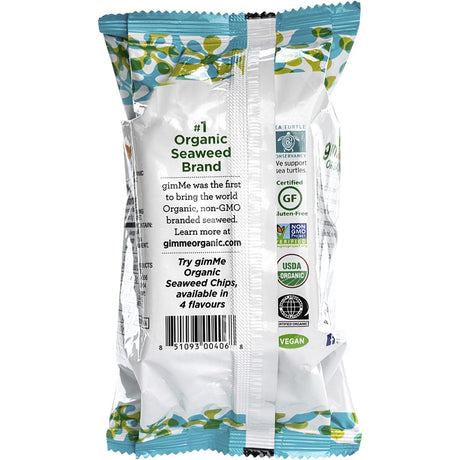 GimMe Roasted Seaweed Snacks Sesame 10g - Dr Earth - Seaweed