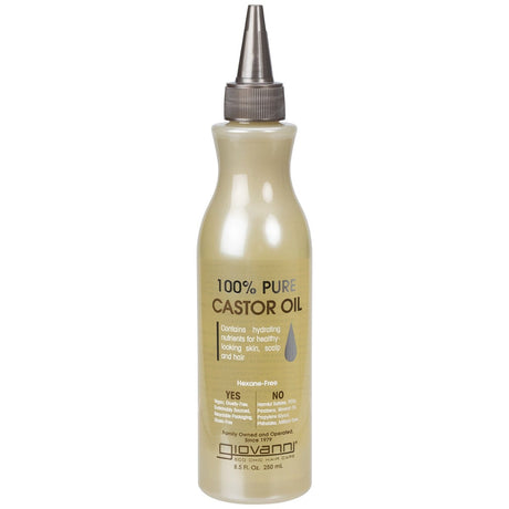 Giovanni Castor Oil 100% Pure 250ml - Dr Earth - Skincare