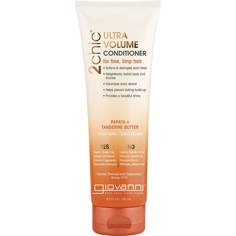 Giovanni Conditioner 2chic Ultra Volume 250ml - Dr Earth - Hair Care