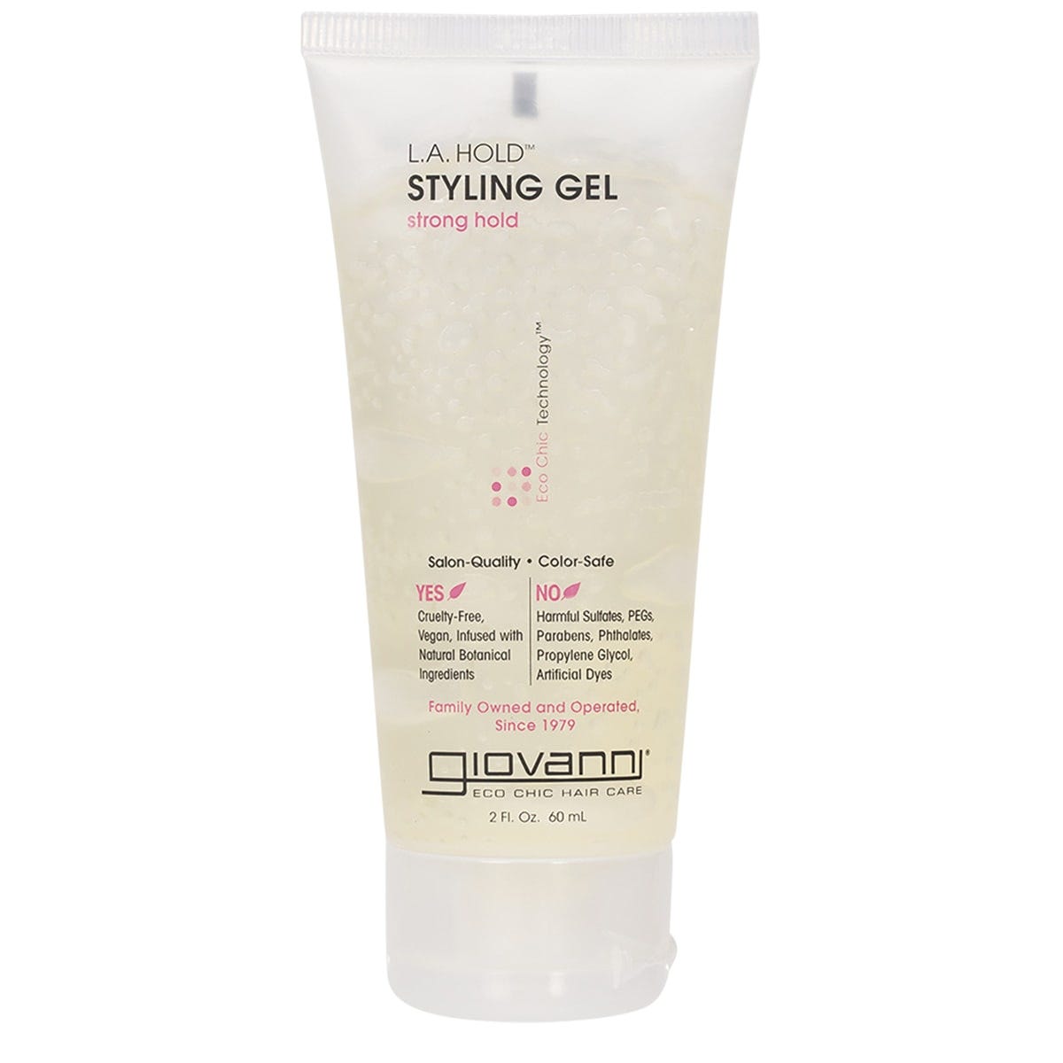 Giovanni Hair Styling Gel L.A. Natural 60ml - Dr Earth - Hair Care