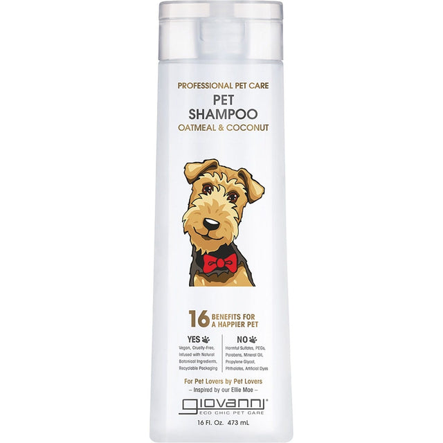 Giovanni Pet Shampoo Professional Pet Care 473ml - Dr Earth - Garden & Pets