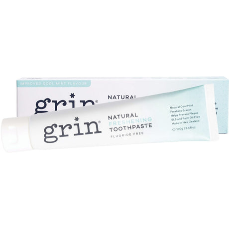 Grin Toothpaste Cool Mint 100g - Dr Earth - Oral Care