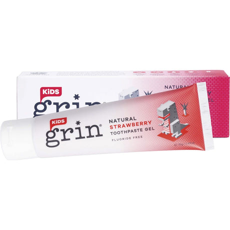Grin Toothpaste Kids Strawberry 70g - Dr Earth - Baby & Kids