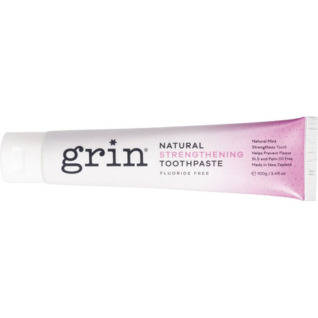 Grin Toothpaste Strengthening 100g - Dr Earth - Oral Care