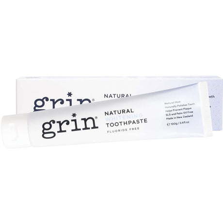 Grin Toothpaste Whitening 100g - Dr Earth - Oral Care