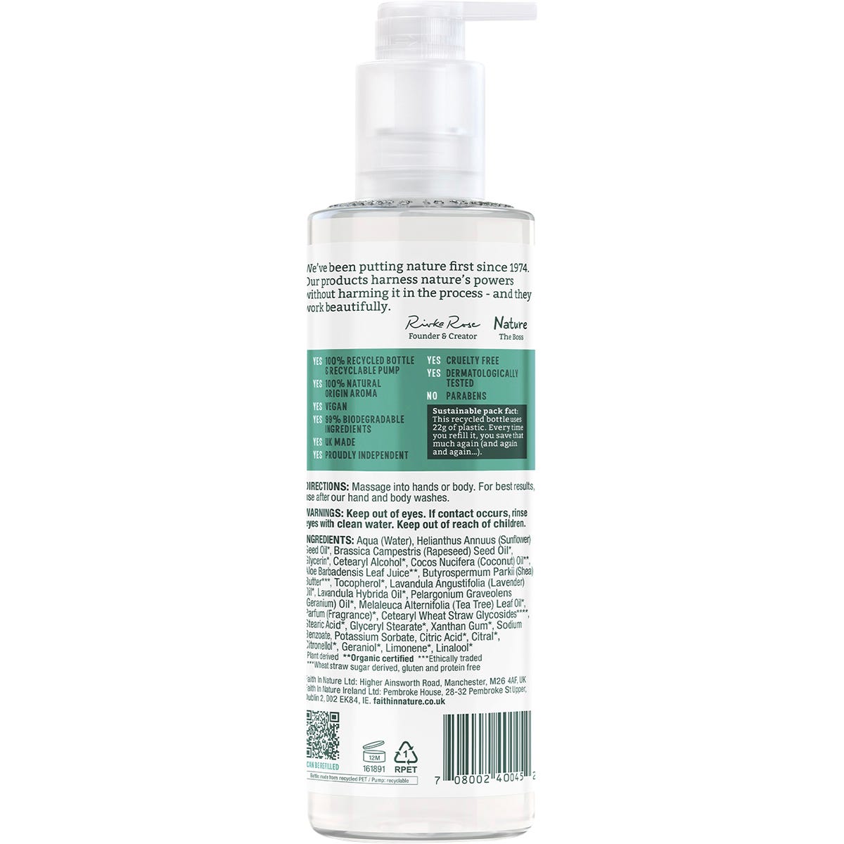Hand & Body Lotion Soothing Lavender & Geranium - Dr Earth - Body & Beauty, Bath & Body, Hair Care