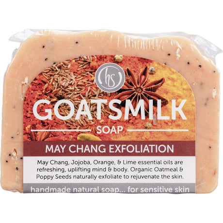 Harmony Soapworks Goat's Milk Soap May Chang Exfoliation 140g - Dr Earth - Bath & Body