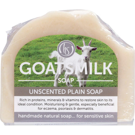 Harmony Soapworks Goat's Milk Soap Unscented 140g - Dr Earth - Bath & Body