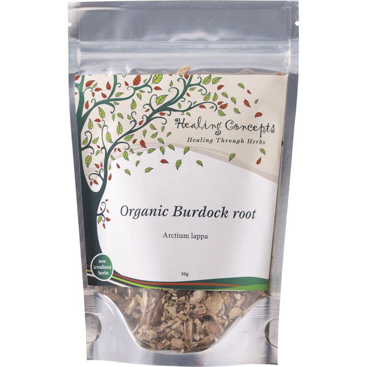 HEALING CONCEPTS Organic Burdock Root 50g - Dr Earth - Drinks