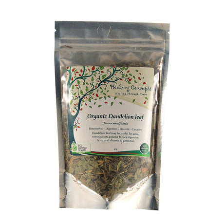 HEALING CONCEPTS Organic Dandelion Leaf 40g - Dr Earth - Drinks