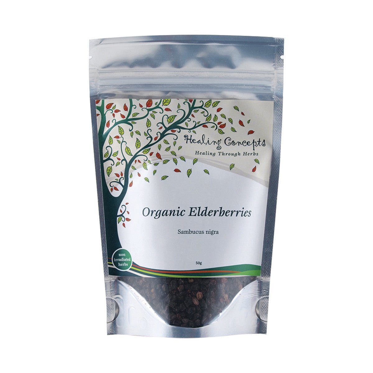 HEALING CONCEPTS Organic Elderberries 50g - Dr Earth - Drinks