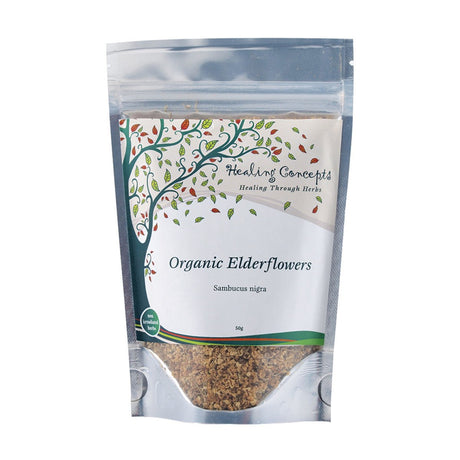 HEALING CONCEPTS Organic Elderflowers 50g - Dr Earth - Drinks