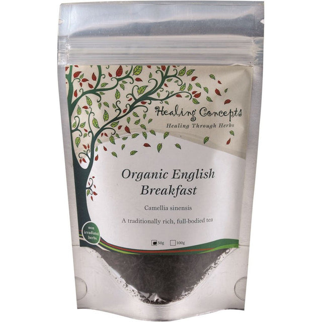 HEALING CONCEPTS Organic English Breakfast 50g - Dr Earth - Drinks