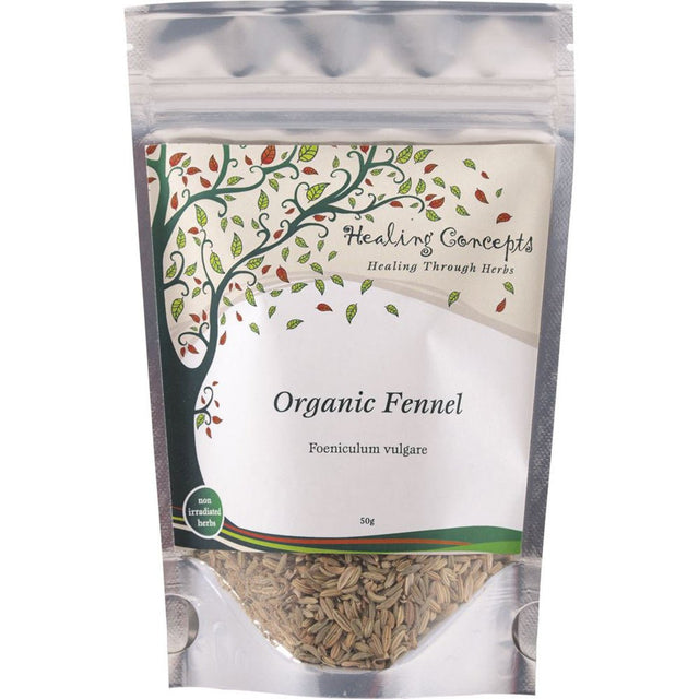 HEALING CONCEPTS Organic Fennel 50g - Dr Earth - Drinks