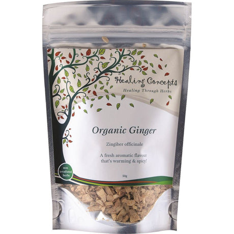 HEALING CONCEPTS Organic Ginger 50g - Dr Earth - Drinks