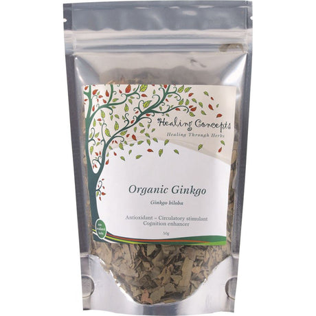 HEALING CONCEPTS Organic Ginkgo 50g - Dr Earth - Drinks