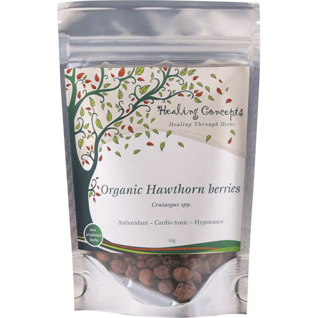 HEALING CONCEPTS Organic Hawthorn Berries 50g - Dr Earth - Drinks
